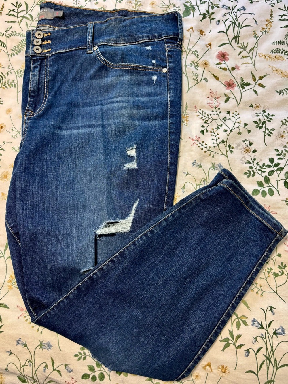 torrid Super Soft Distressed Jegging - 26R
